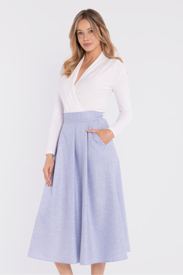 Jupe femme Stylove — bleu