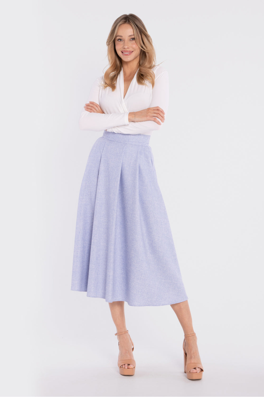 Jupe femme Stylove — bleu