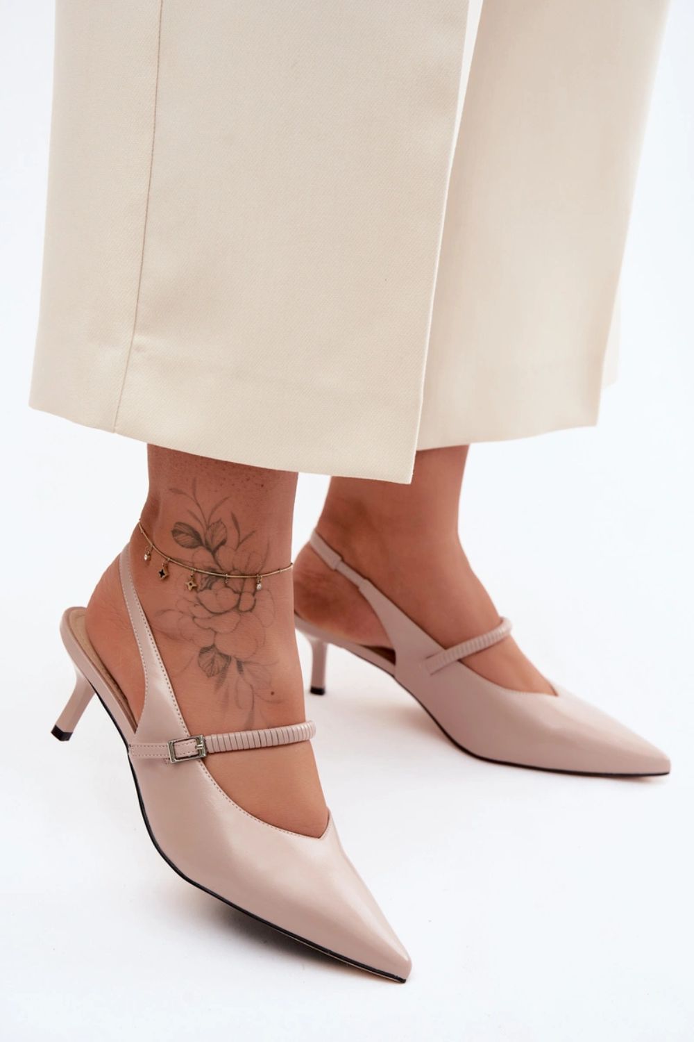 Chaussures à talons femme Step in style Escarpins À Talons — beige