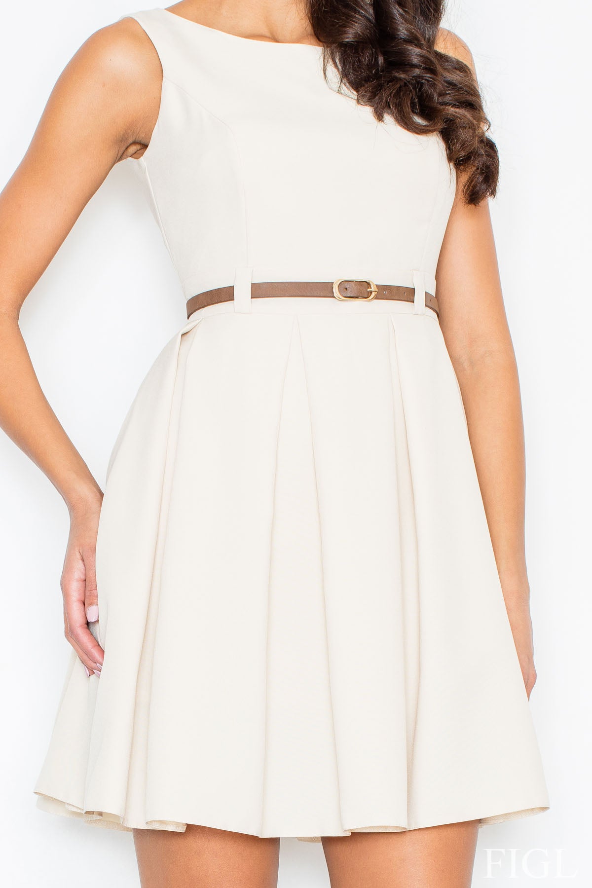 Robe femme Figl De Jour De — beige