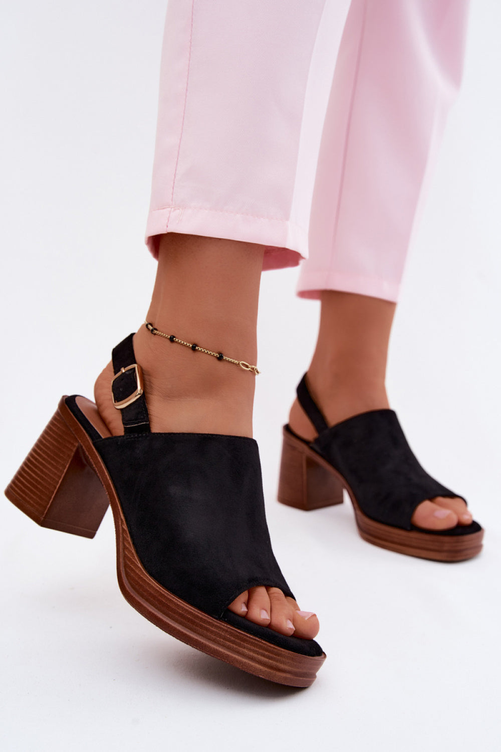 Sandales femme Step in style À Talons À — noir
