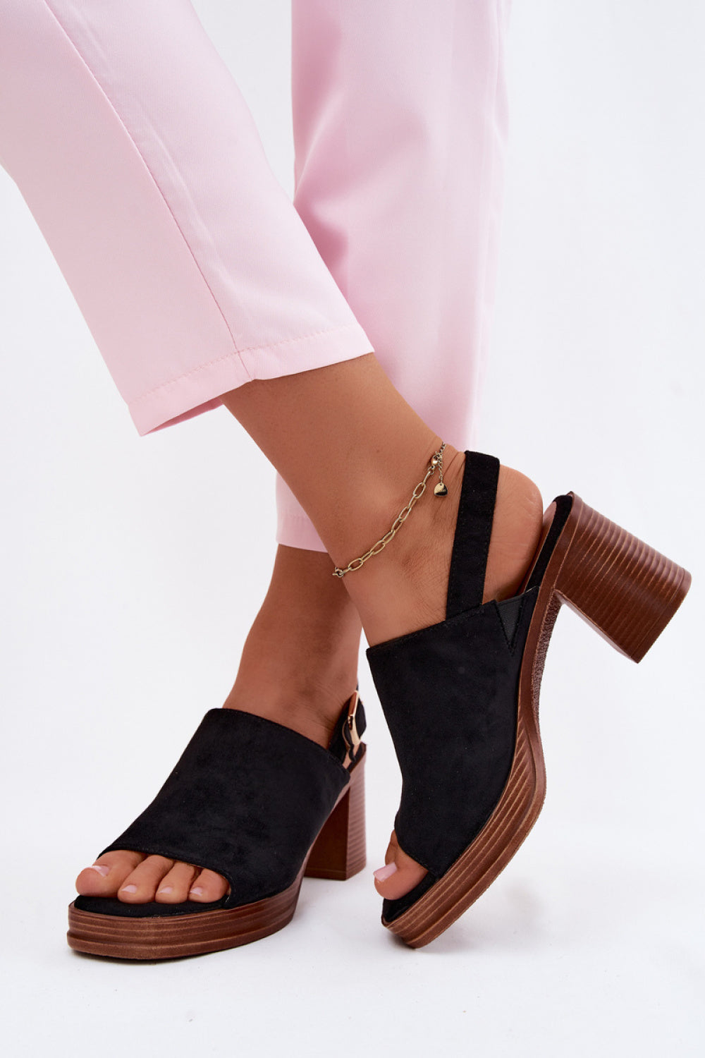 Sandales femme Step in style À Talons À — noir