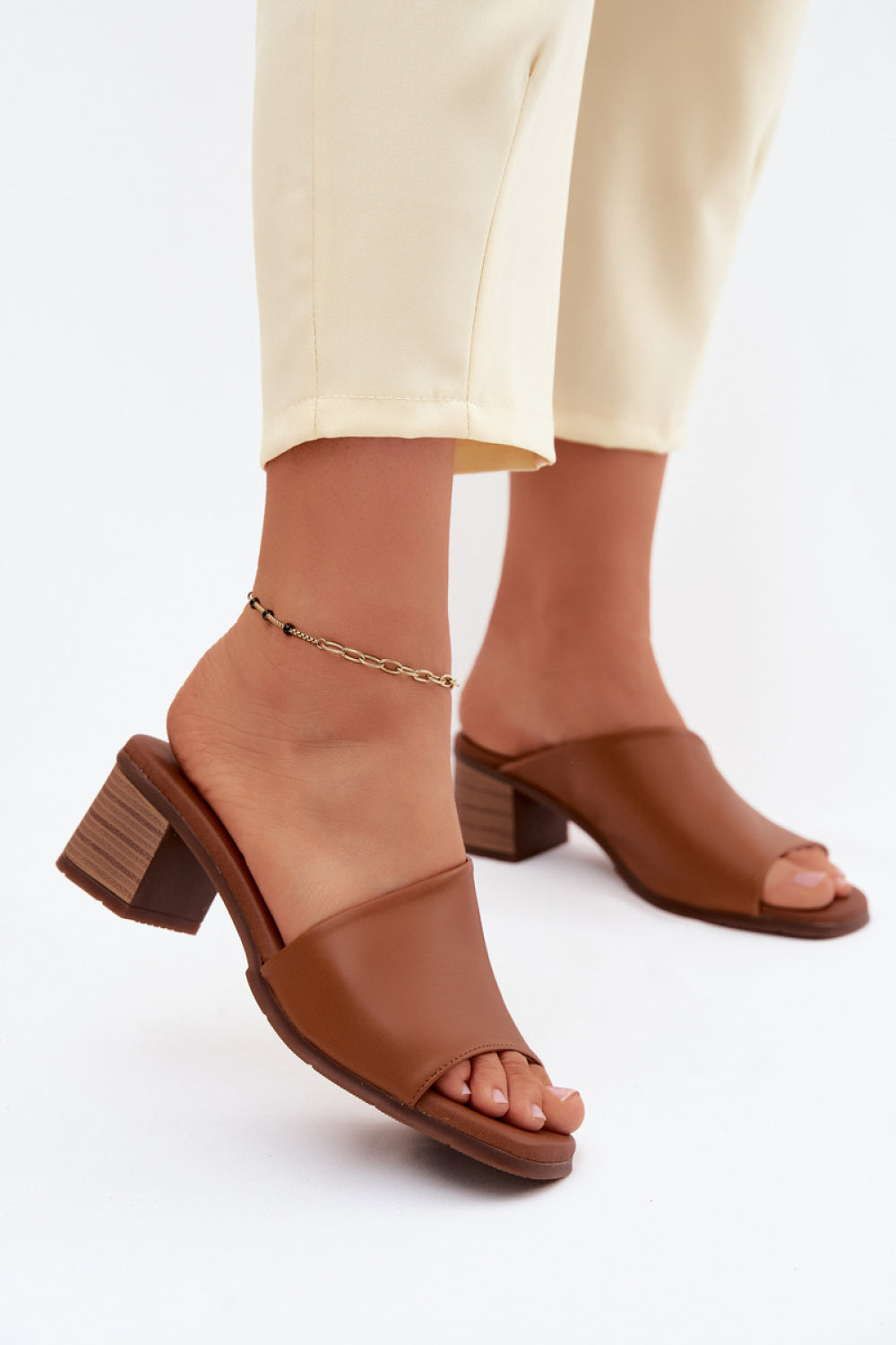 Sandales femme Step in style Des Mules À — brun