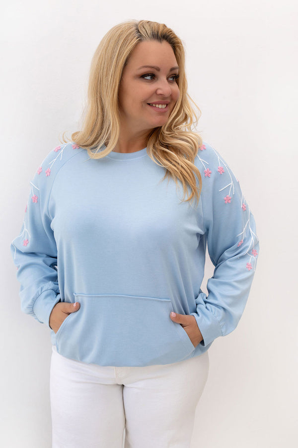 T-shirt femme Relevance Sweatshirt Sweatshirt — bleu