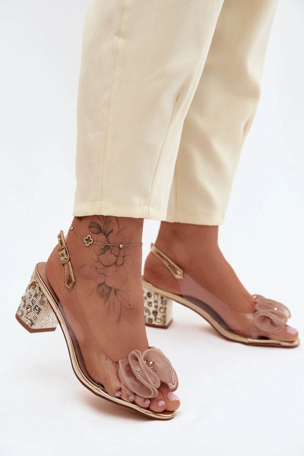 Sandales femme Step in style À Talons À — jaune