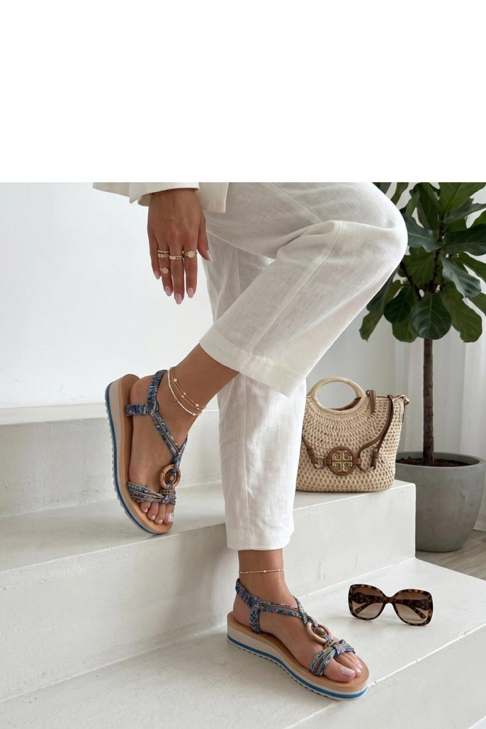 Sandales femme Solea Cothurnes Cothurnes — bleu