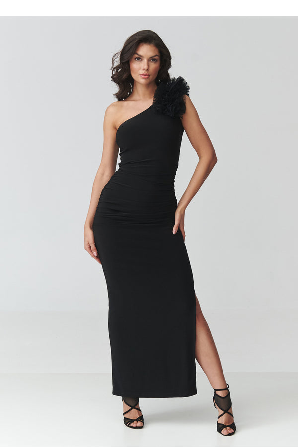 Robe femme Makadamia Longue Longue — noir