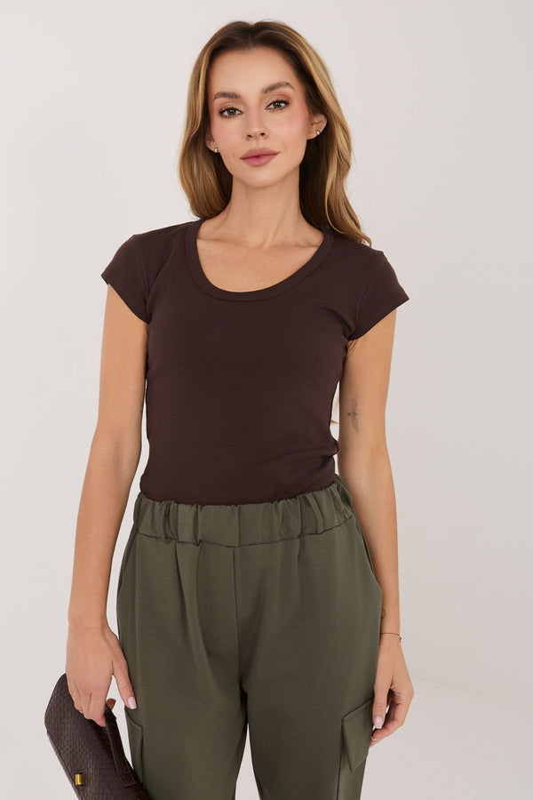 Blouse femme Rue Paris T Shirt T — brun