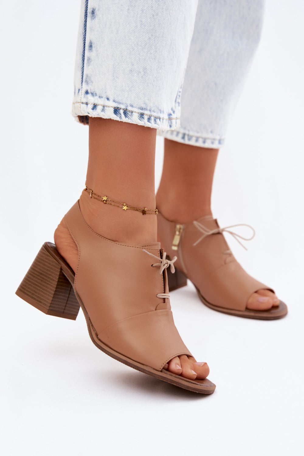 Sandales femme Step in style À Talons À — beige