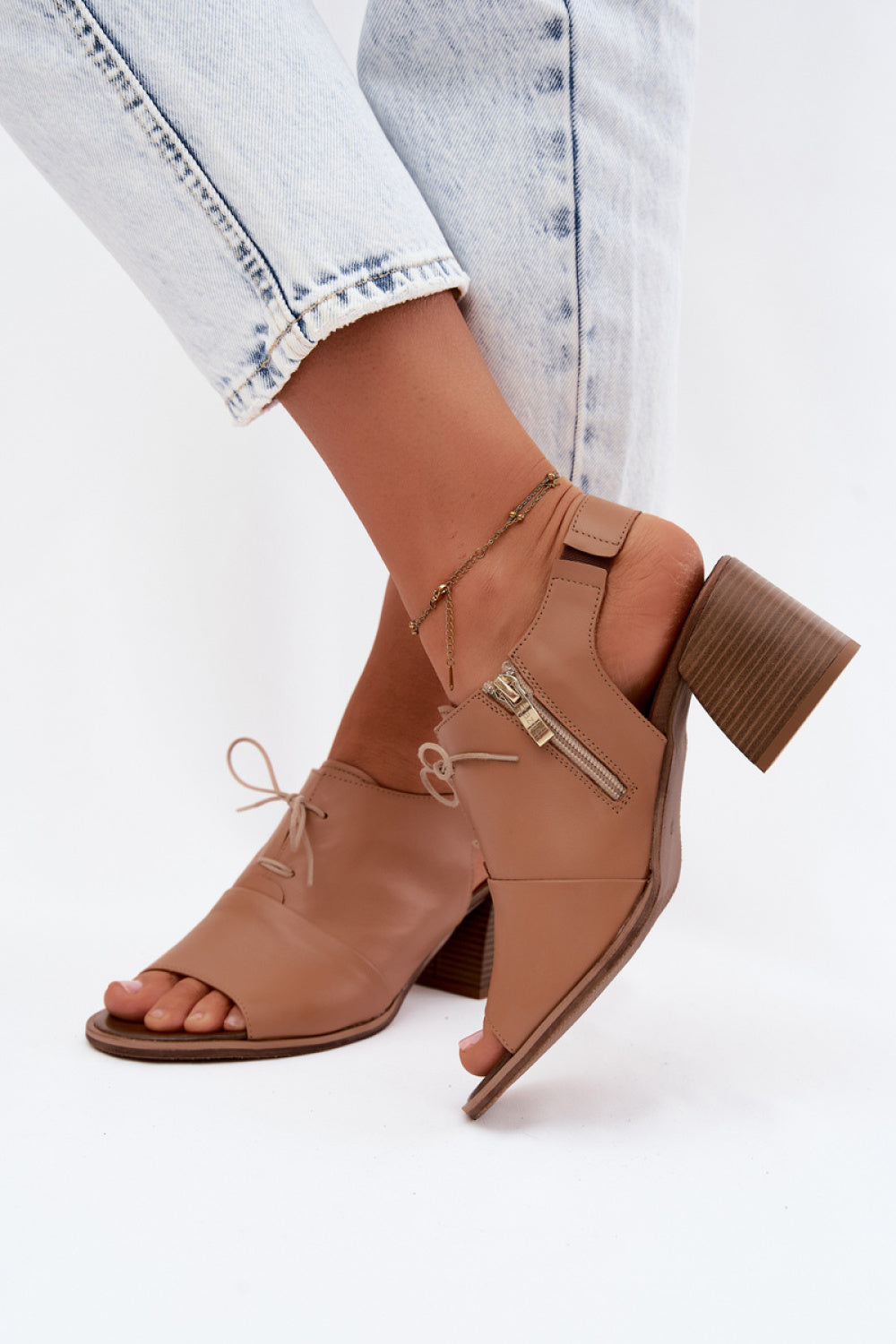 Sandales femme Step in style À Talons À — beige