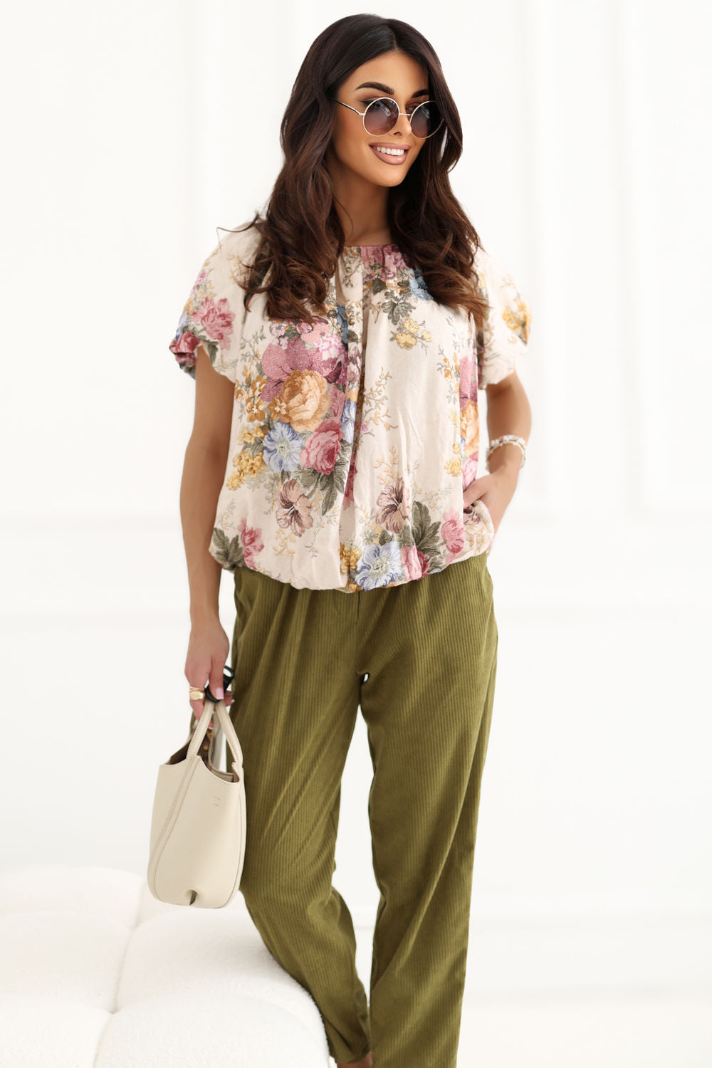 Blouse femme Italy Moda Chemisier Chemisier — jaune