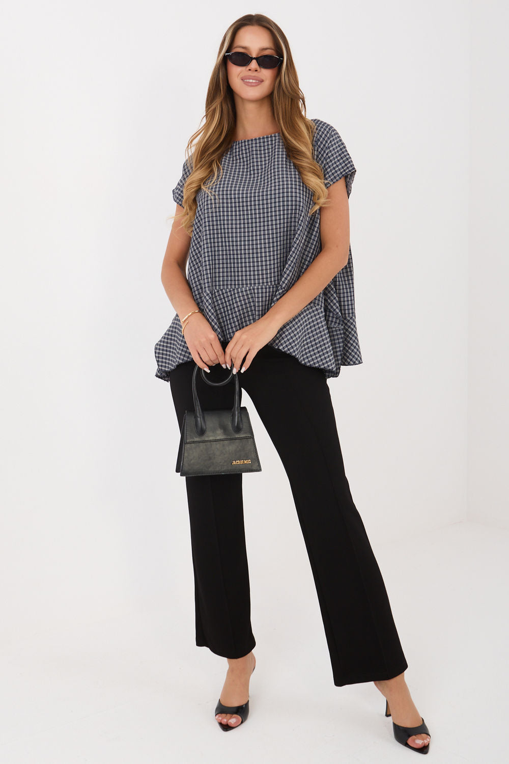 Blouse femme Italy Moda Chemisier Chemisier — bleu marine