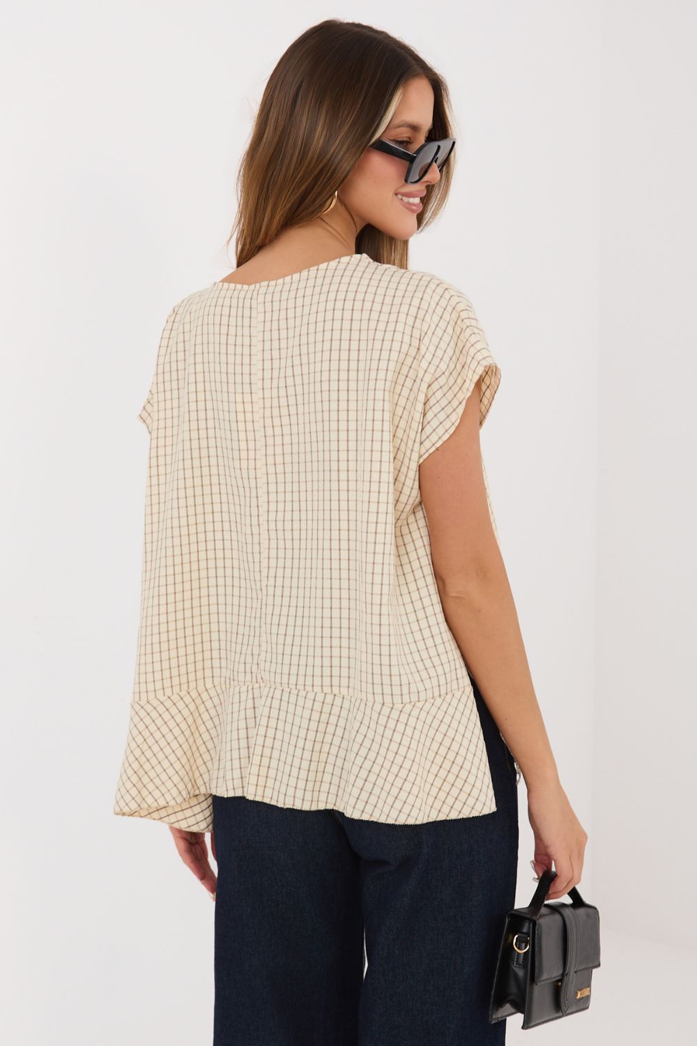 Blouse femme Italy Moda Chemisier Chemisier — beige