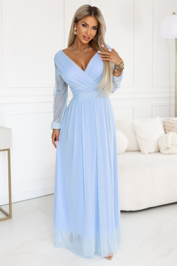 Robe femme Numoco Longue Longue — bleu