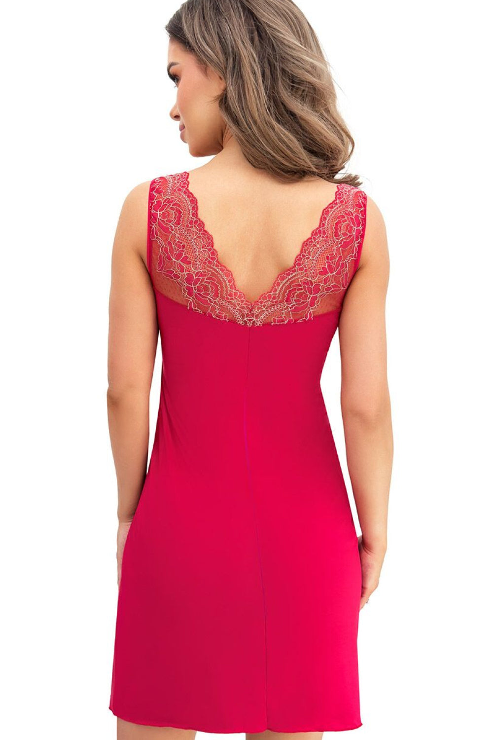 Nuisette femme Donna Chemise De Nuit — rouge