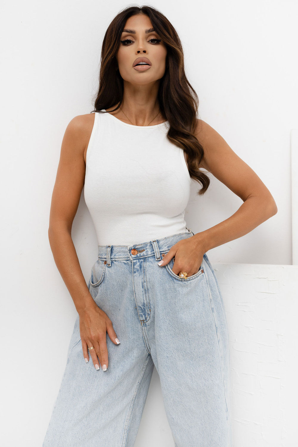 Maillot de bain femme Rue Paris Top Top — beige