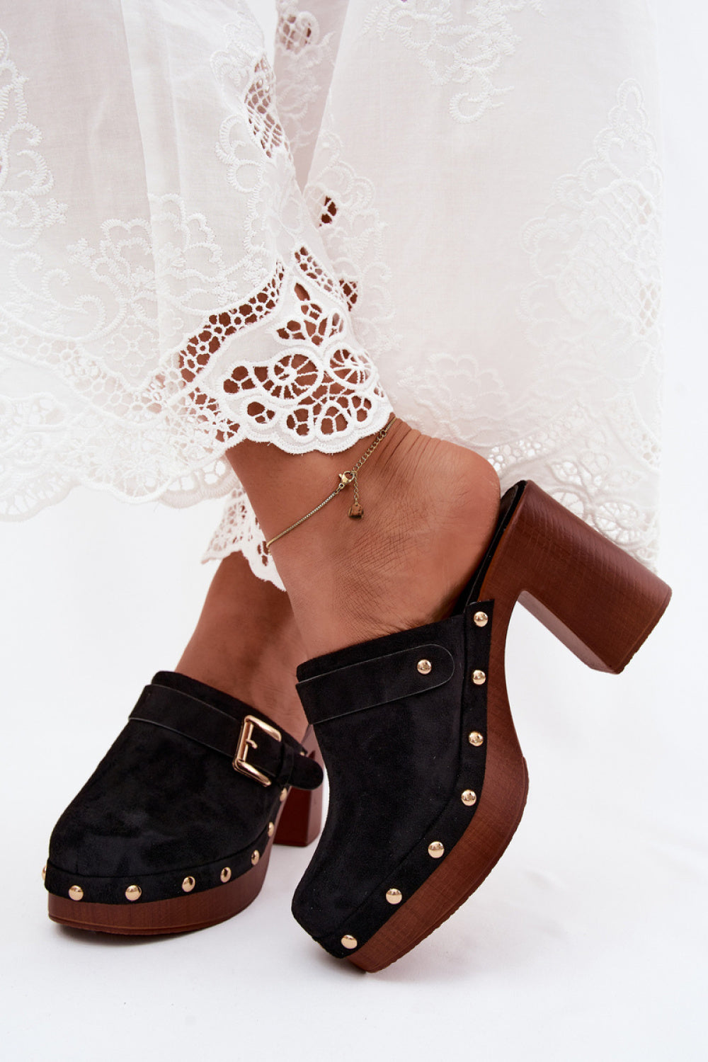 Sandales femme Step in style Des Mules À — noir