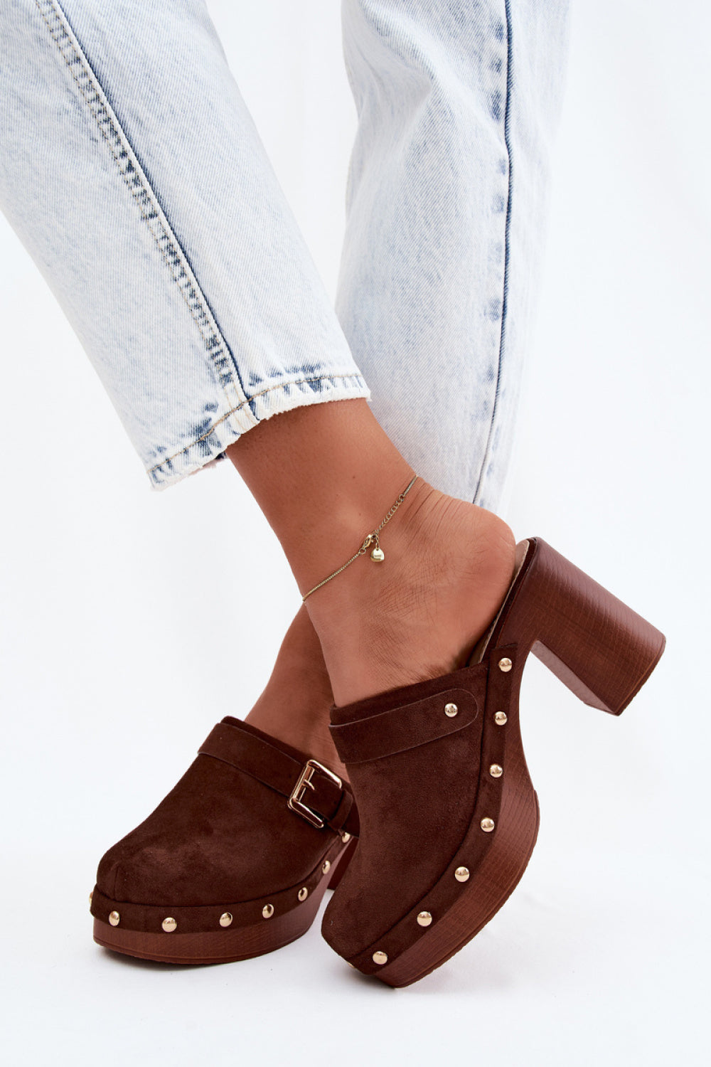 Sandales femme Step in style Des Mules À — brun
