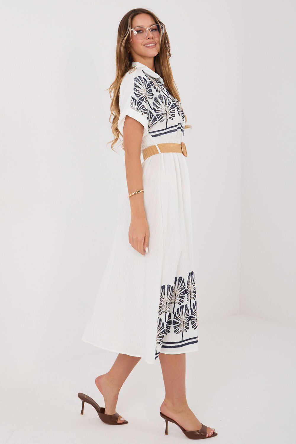 Robe femme Italy Moda De Jour De — blanc