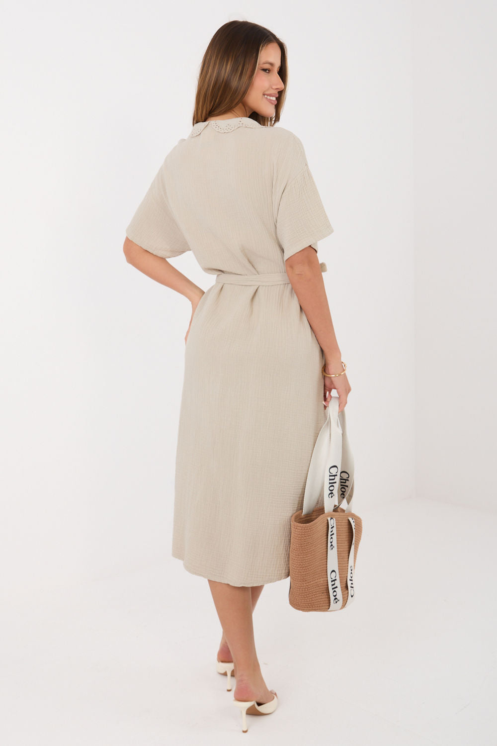 Robe femme Italy Moda De Jour De — beige