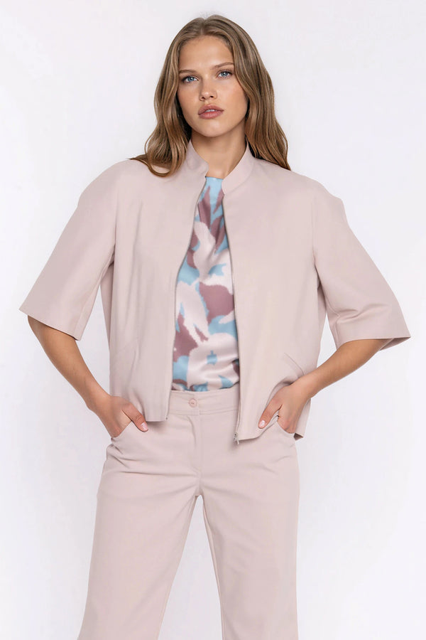 Veste en jean femme Nife — beige
