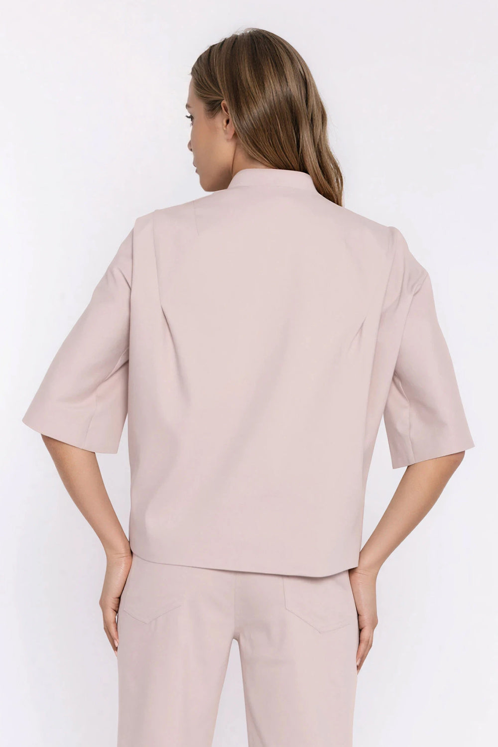 Veste en jean femme Nife — beige