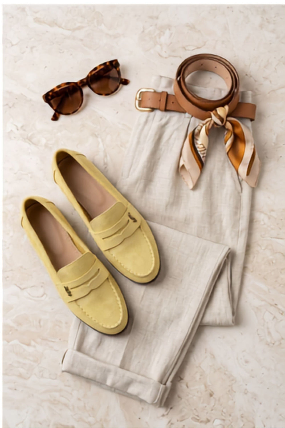 Moccasins femme Step in style — jaune