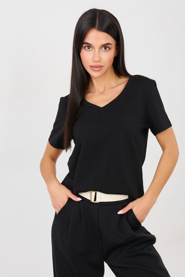 Blouse femme Rue Paris T Shirt T — noir