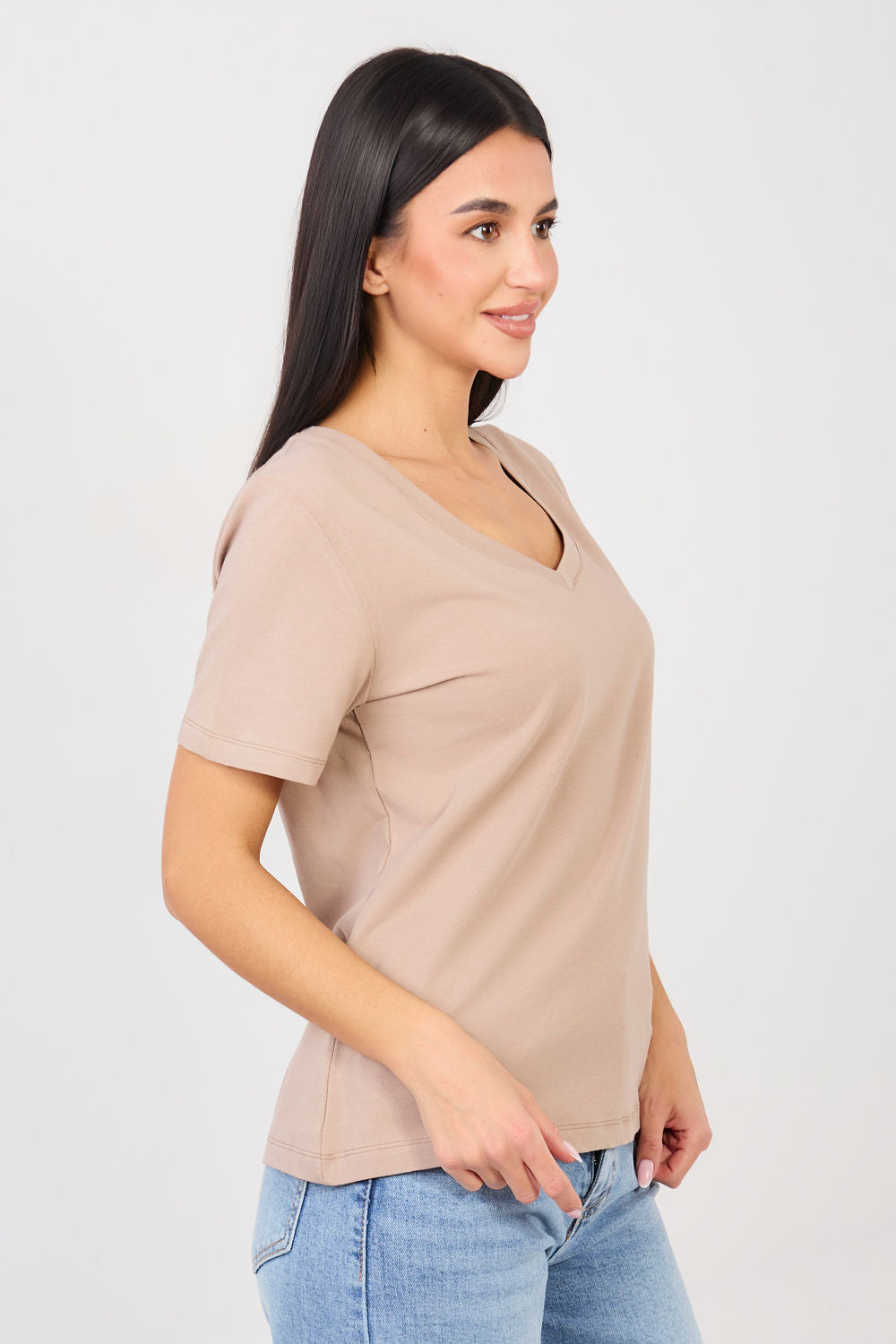Blouse femme Rue Paris T Shirt T — beige