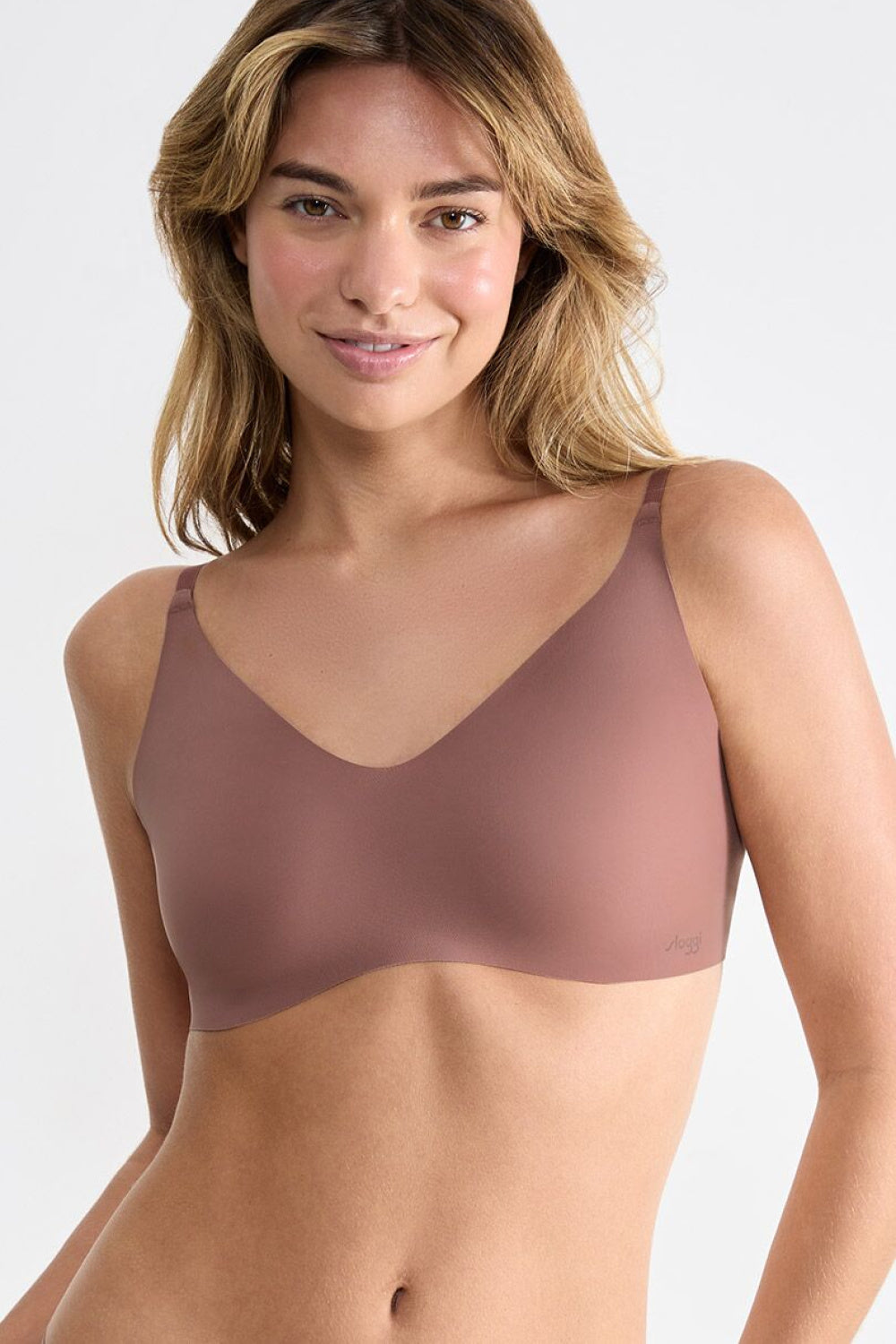 Soutien-gorge semi-soft femme Sloggi Soft Soft — brun
