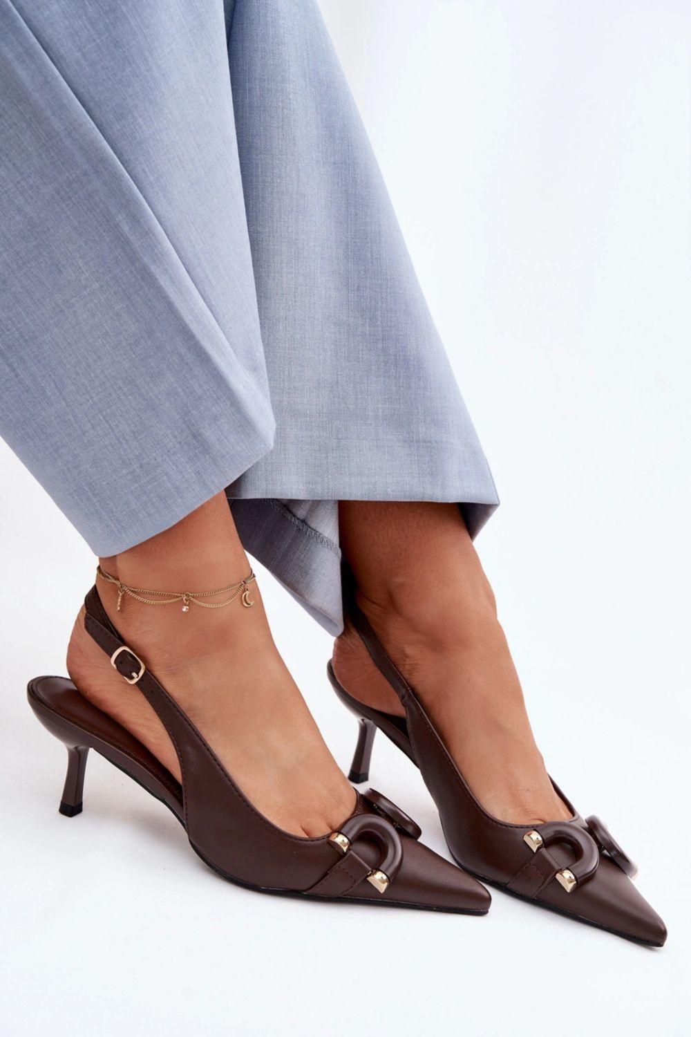 Sandales femme Step in style À Talons À — brun