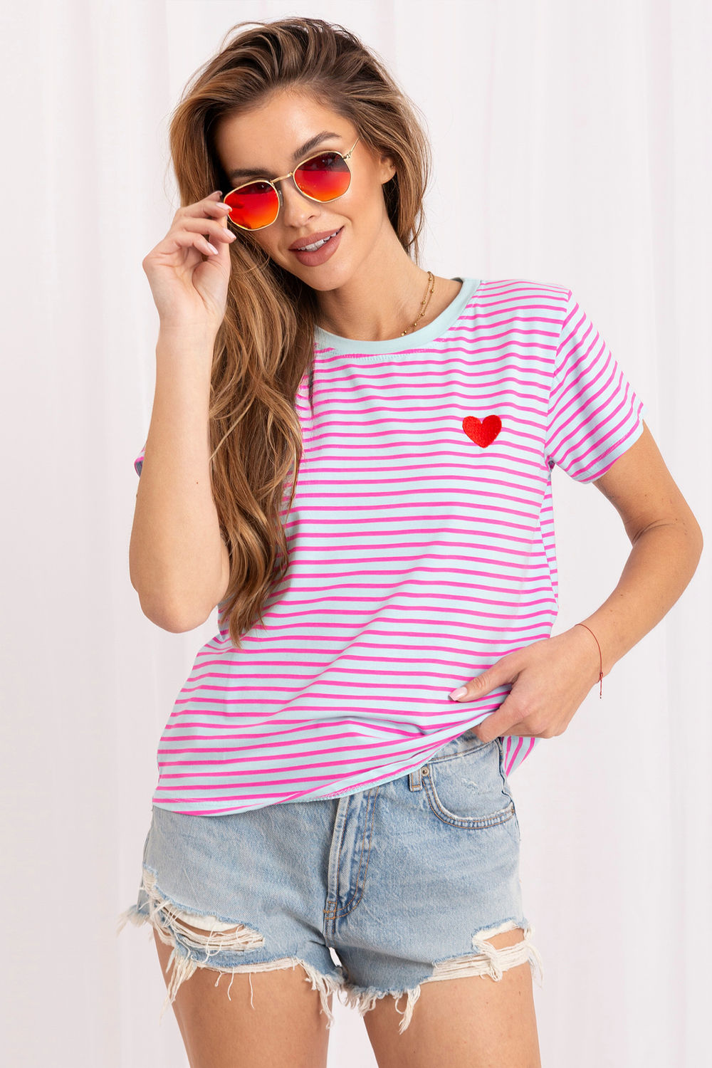 Blouse femme Italy Moda T Shirt T — bleu
