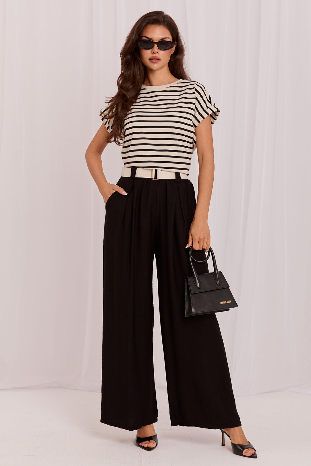 Chaussures à talons femme Rue Paris Pantalon Pantalon — noir