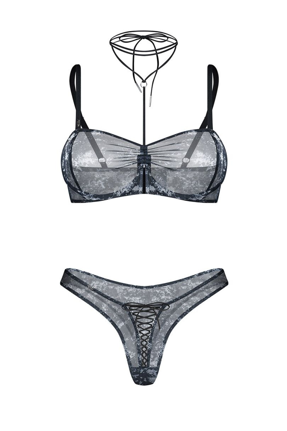 Ensemble lingerie femme Obsessive L Ensemble Sexy — noir