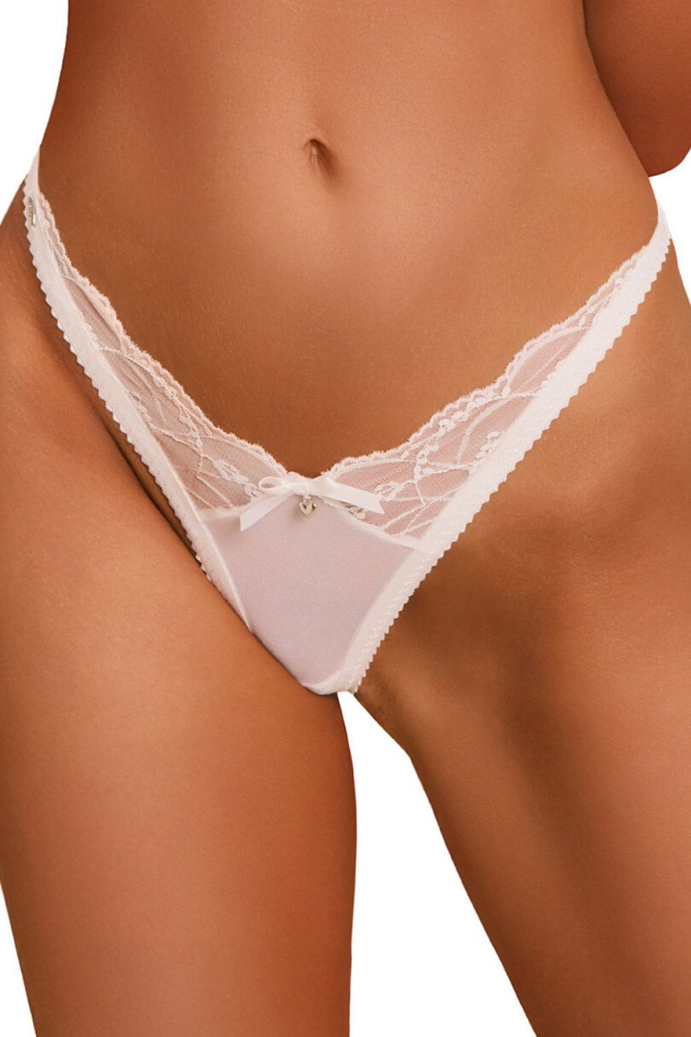 String femme Obsessive Strings Strings — blanc
