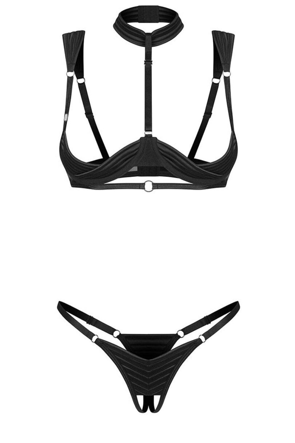 Ensemble lingerie femme Obsessive L Ensemble L — noir