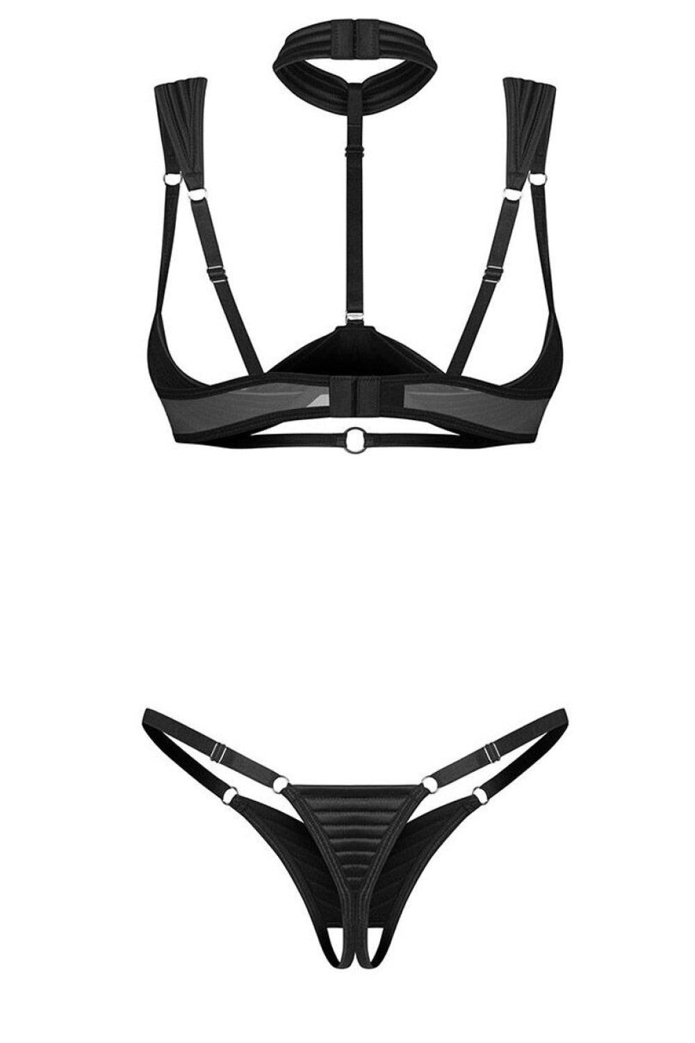 Ensemble lingerie femme Obsessive L Ensemble L — noir