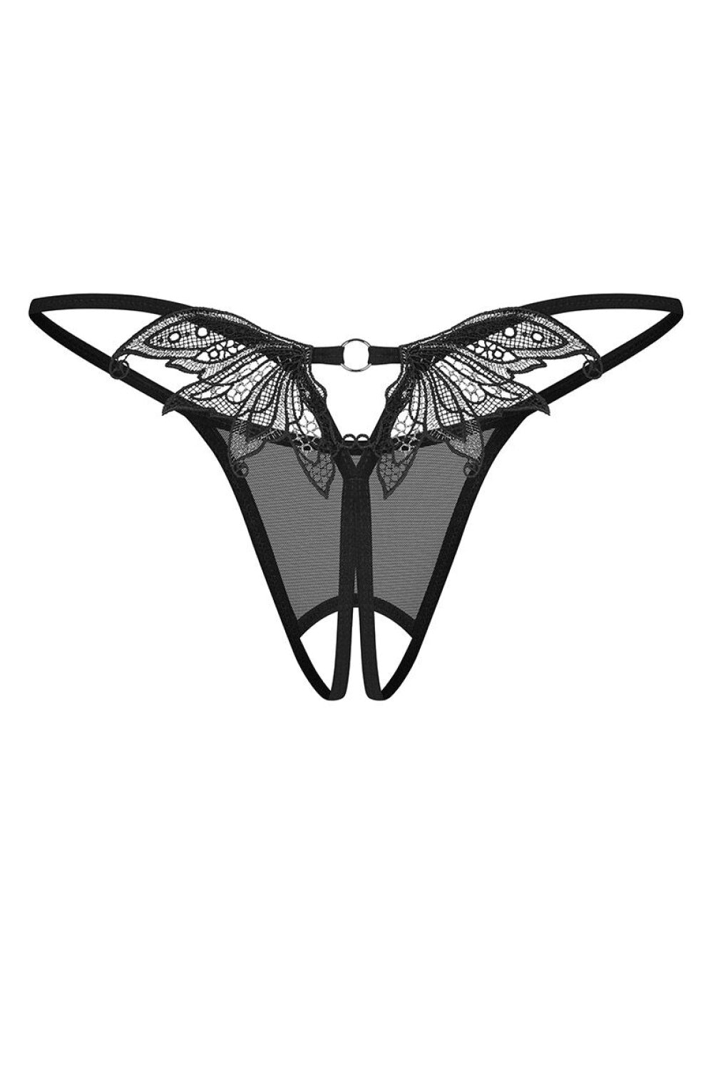 String femme Obsessive Strings Strings — noir