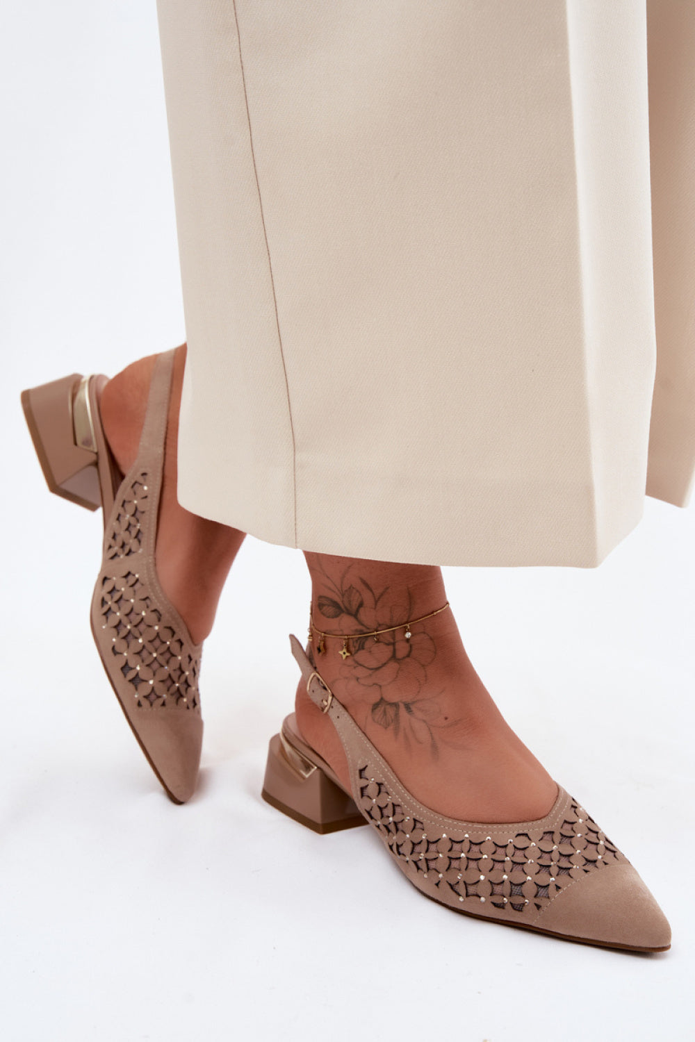 Sandales femme Step in style À Talons À — beige