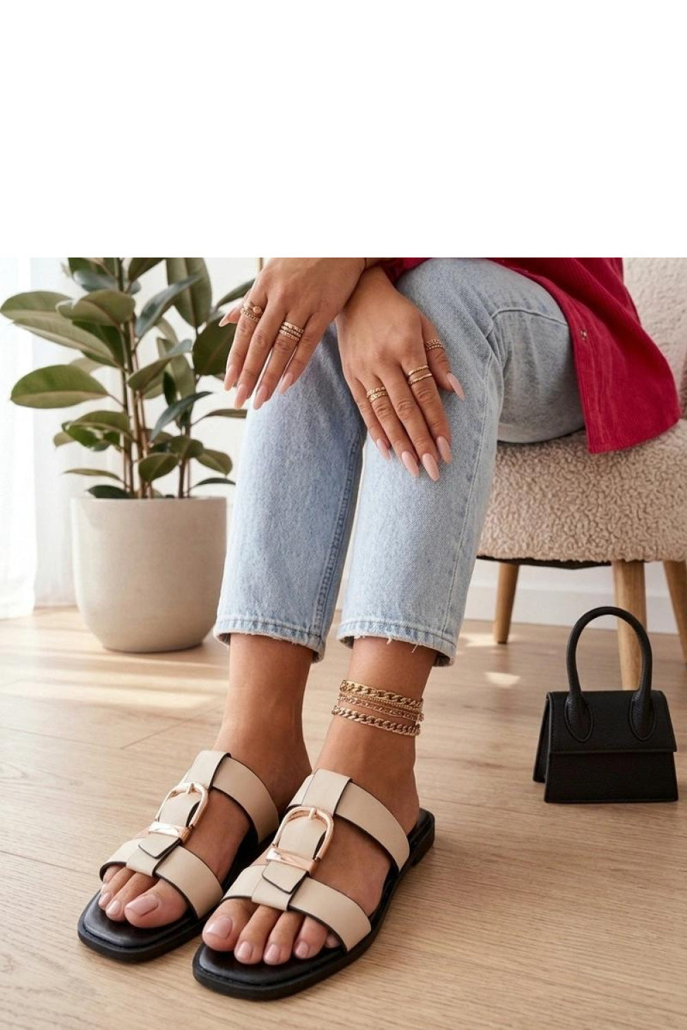 Sandales femme Solea Clacquettes Clacquettes — beige