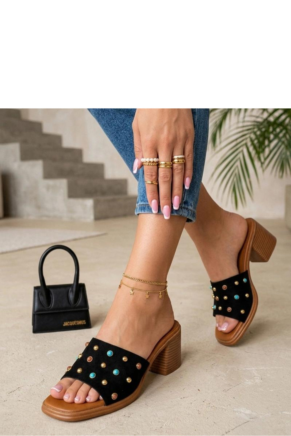 Sandales femme Solea Des Mules À — noir