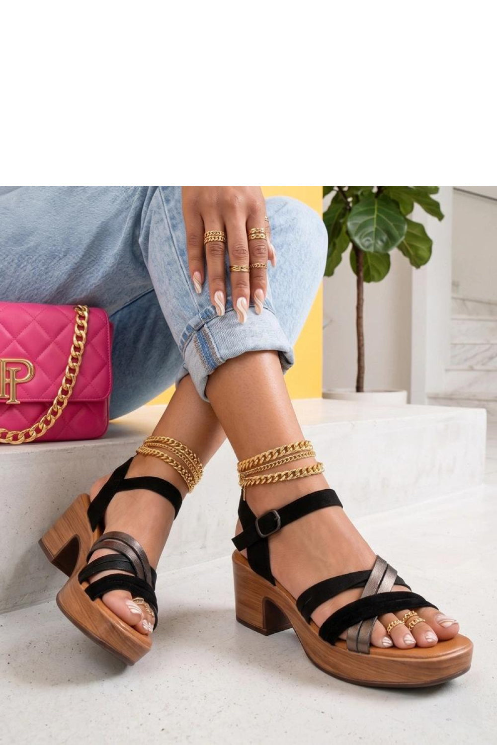 Sandales femme Solea À Talons À — noir