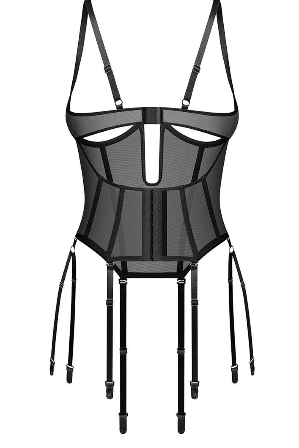 Corset femme Obsessive — noir
