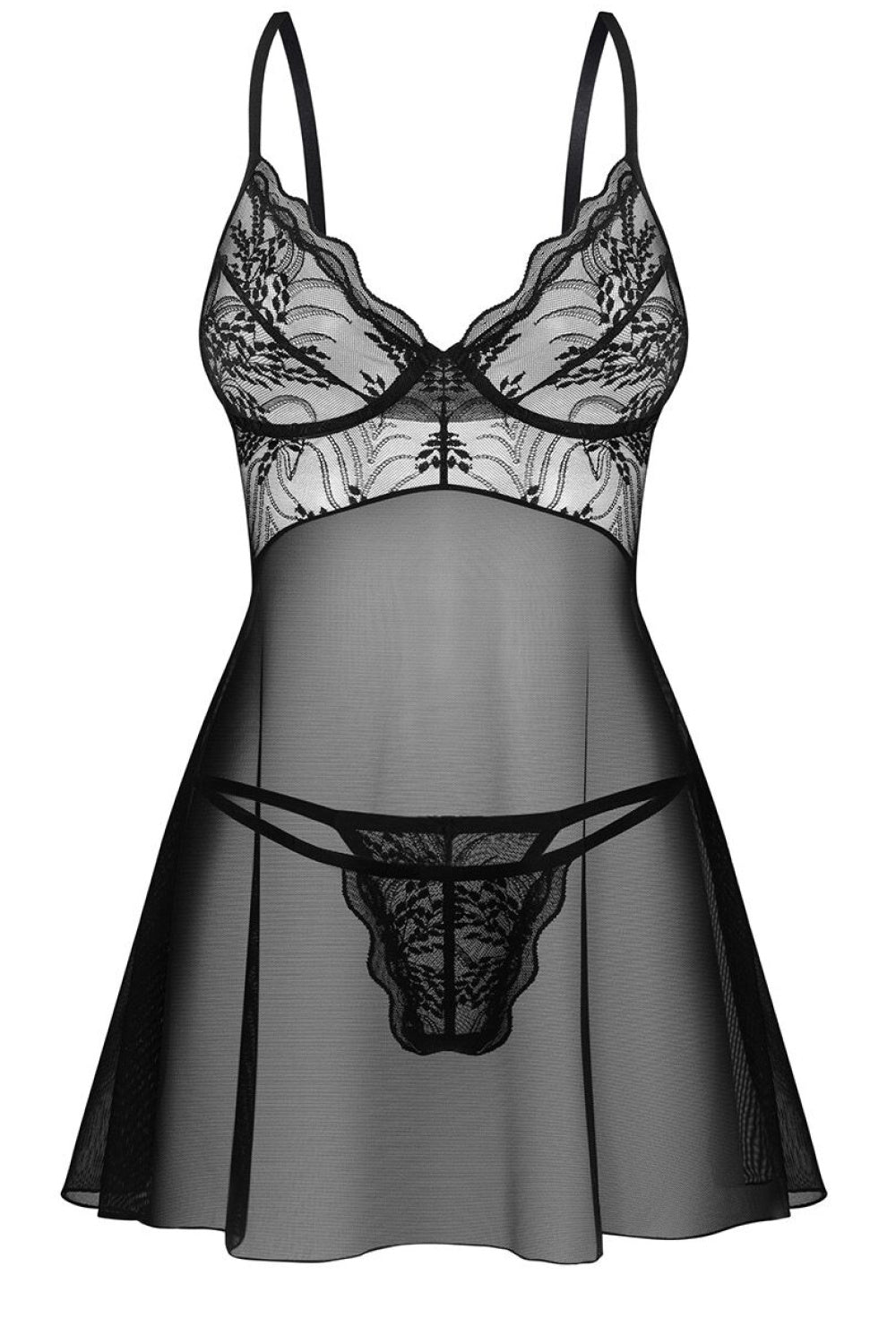 Ensemble lingerie femme Obsessive L Ensemble Sexy — noir