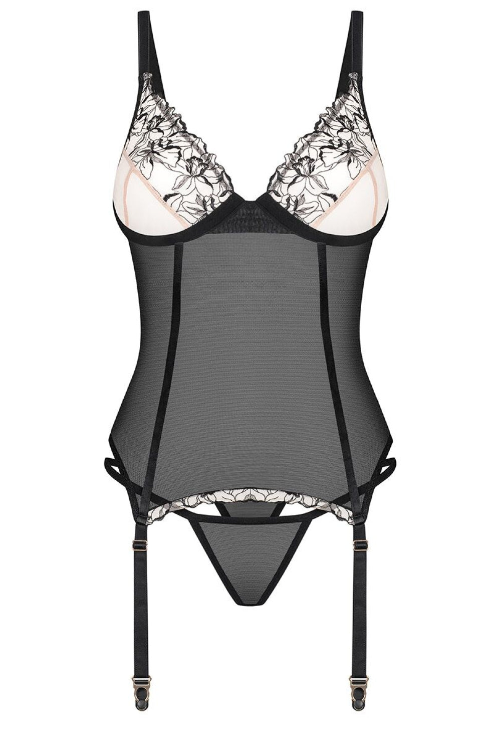 Ensemble lingerie femme Obsessive L Ensemble Sexy — noir