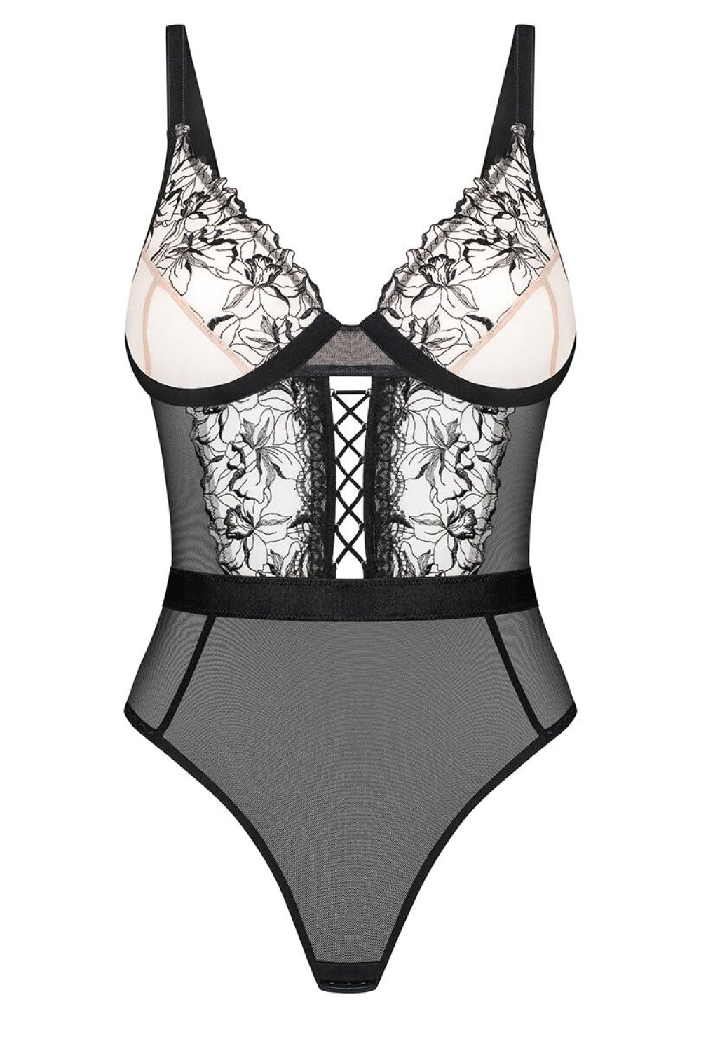 Corset femme Obsessive — noir