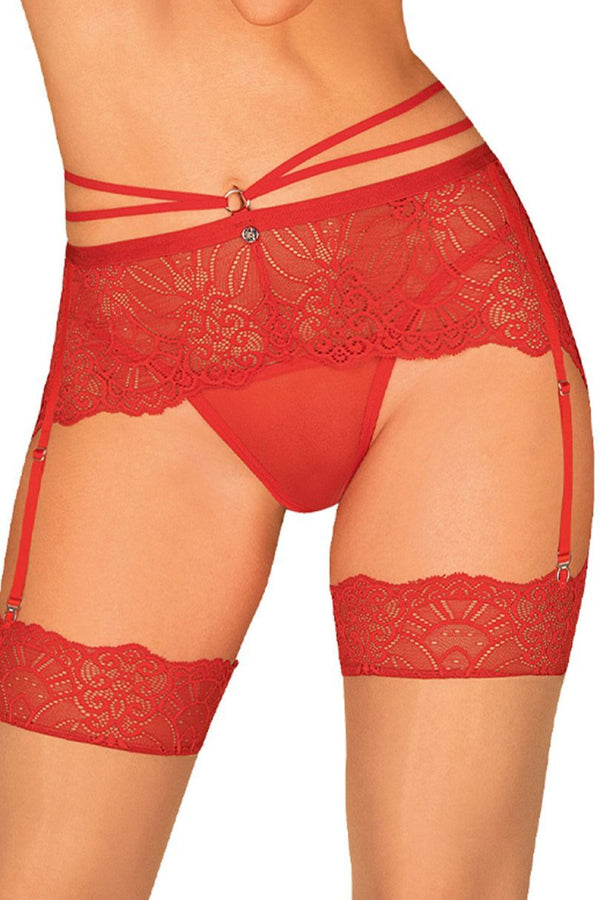 Corset femme Obsessive Ceinture Ceinture — rouge