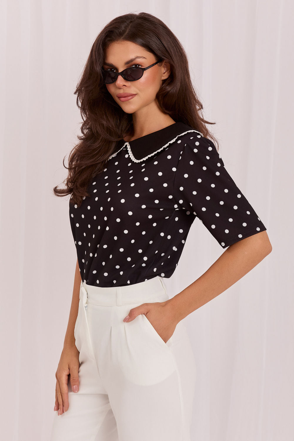 Blouse femme Italy Moda Chemisier Chemisier — noir