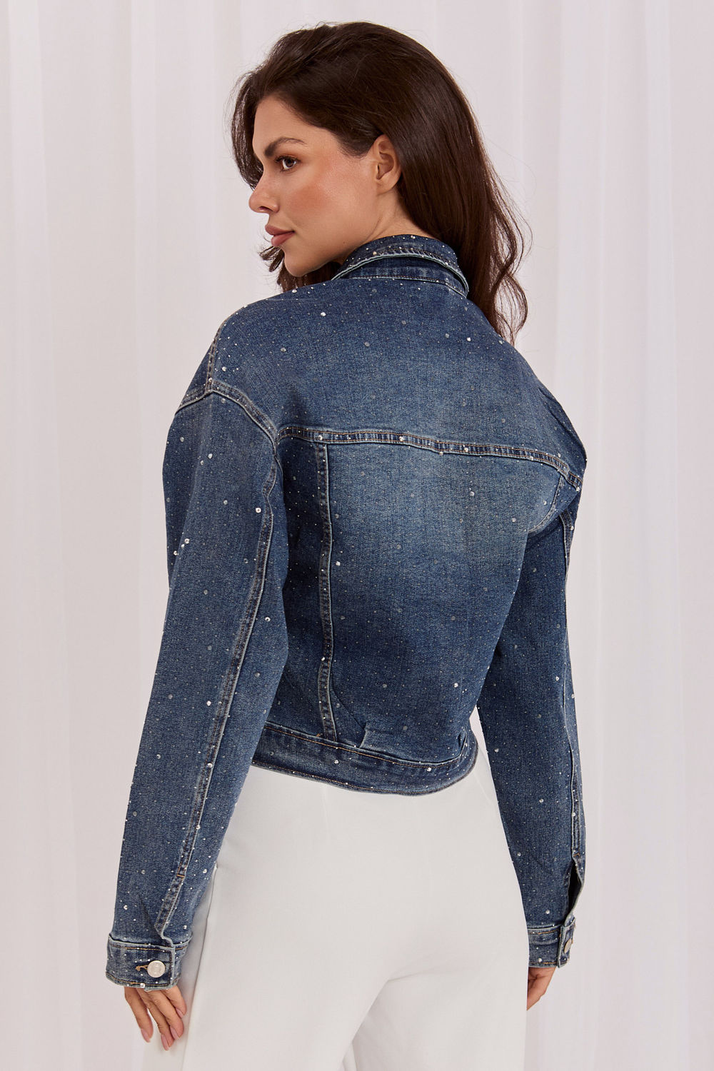 Veste en jean femme Italy Moda — bleu