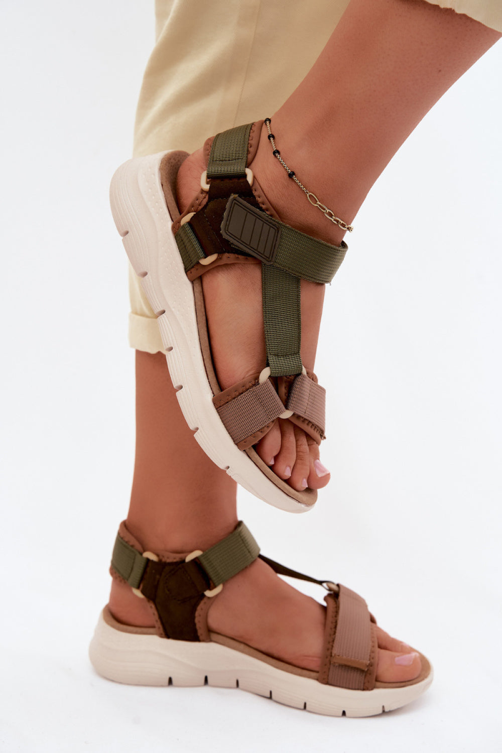 Sandales femme Step in style À Plateforme À — vert